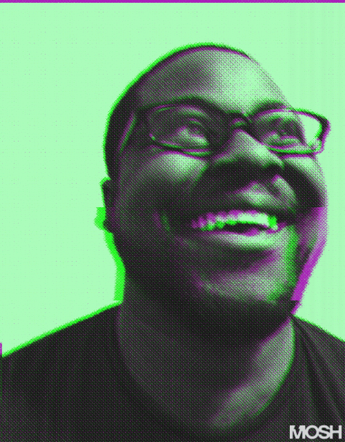 I don't glitch like this in real life, promise. Do not adjust your monitor, this is just how I look sometimes.